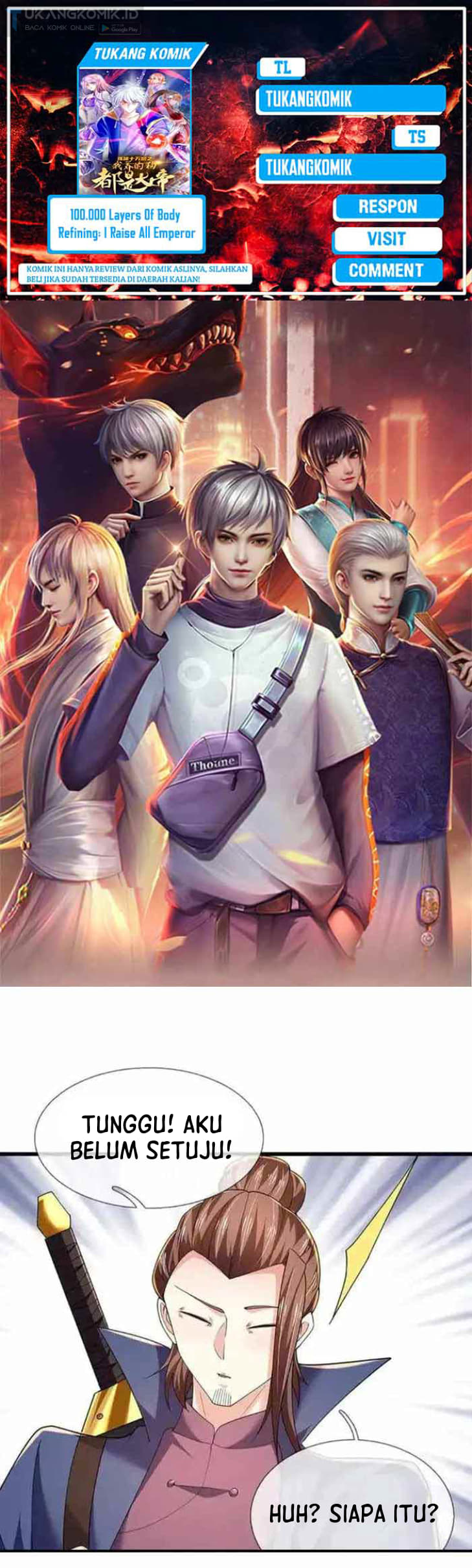 Komik 100.000 Layers Of Body Refining: I Raise All Emperor Chapter 346 gambar 1