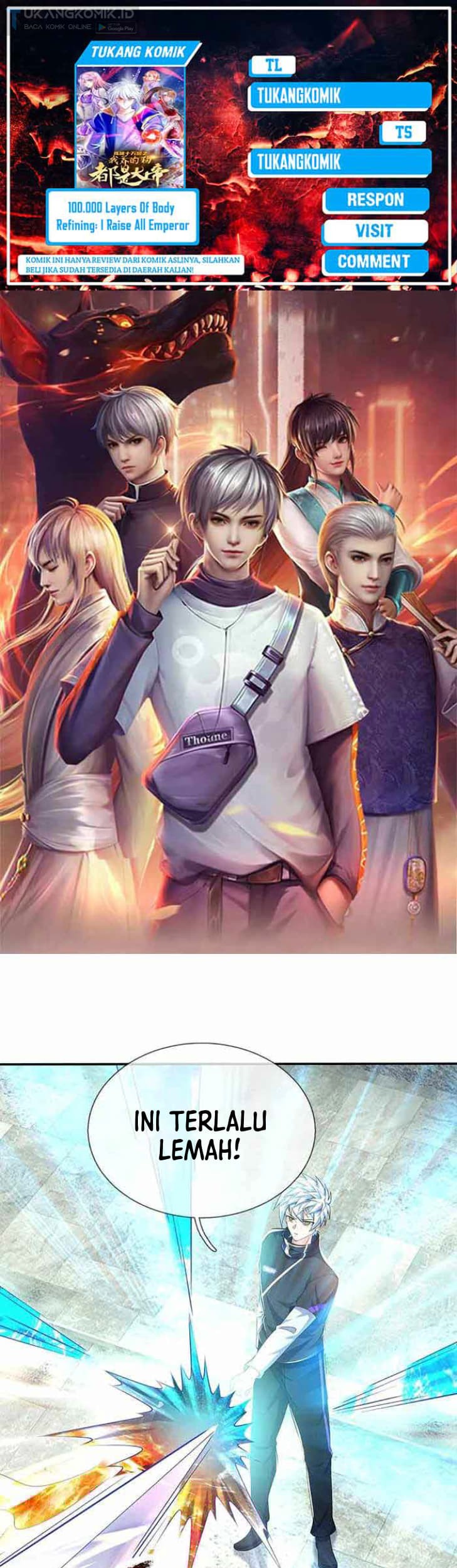 Komik 100.000 Layers Of Body Refining: I Raise All Emperor Chapter 352 gambar 1