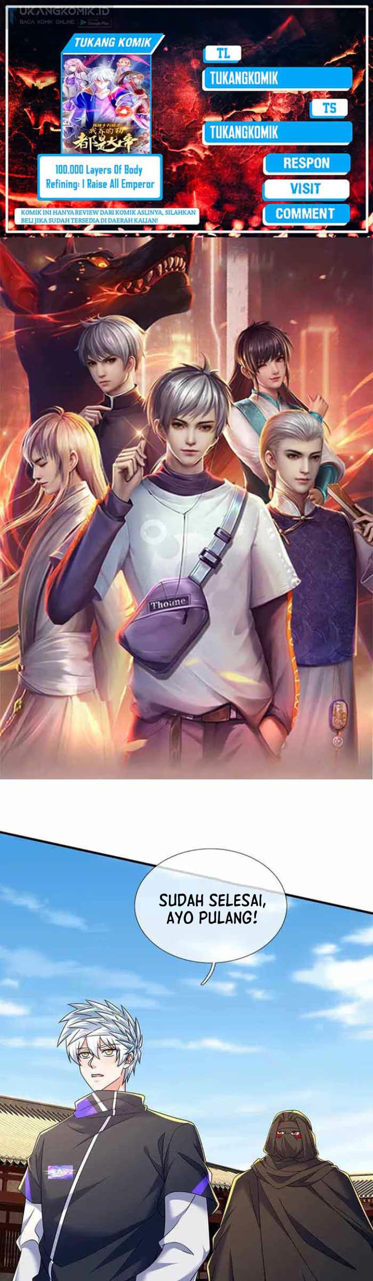 Komik 100.000 Layers Of Body Refining: I Raise All Emperor Chapter 353 gambar 1