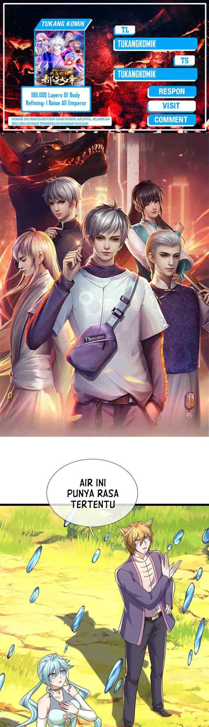 Komik 100.000 Layers Of Body Refining: I Raise All Emperor Chapter 375 gambar 1
