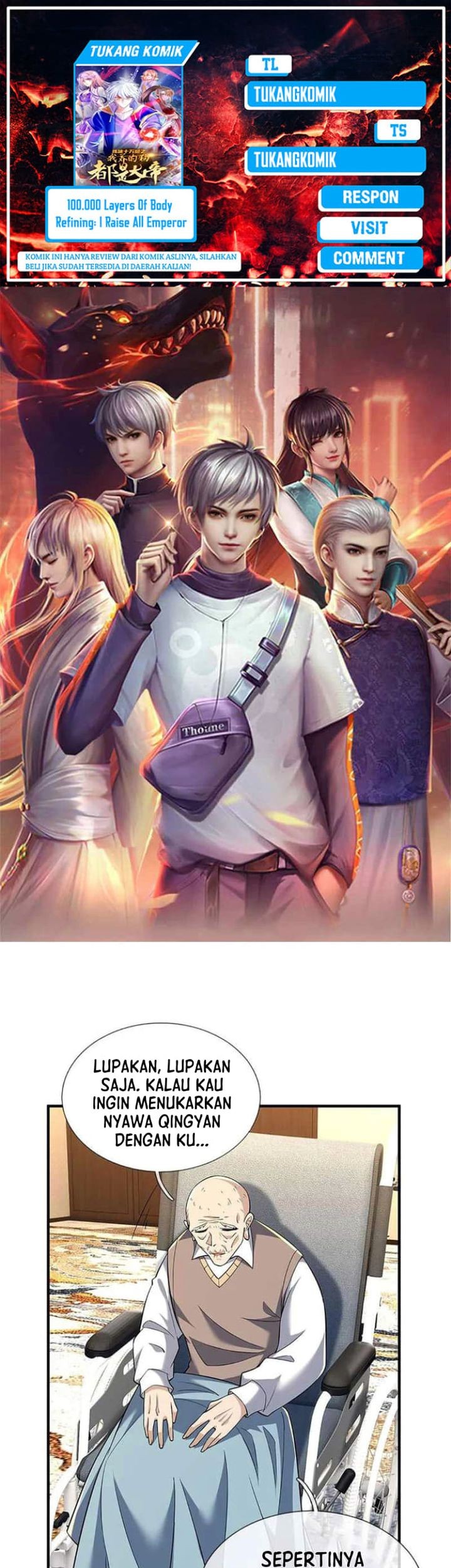 Komik 100.000 Layers Of Body Refining: I Raise All Emperor Chapter 378 gambar 1