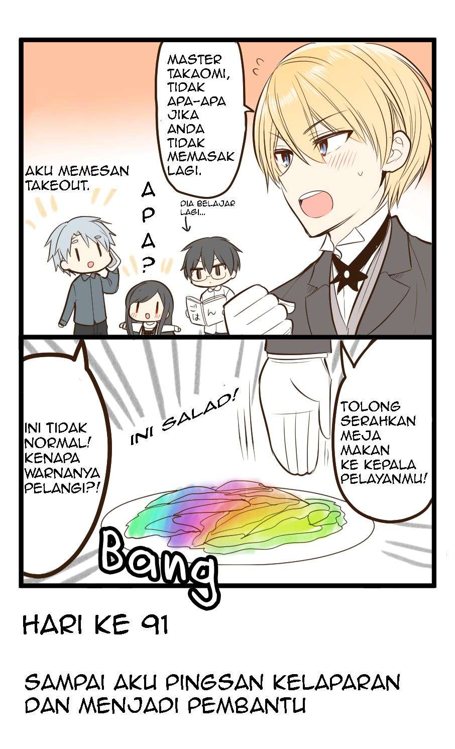 Komik 100 Nichigo ni Kuufuku de Taore Maid ni Naru Onna no Ko Chapter 9 gambar 1