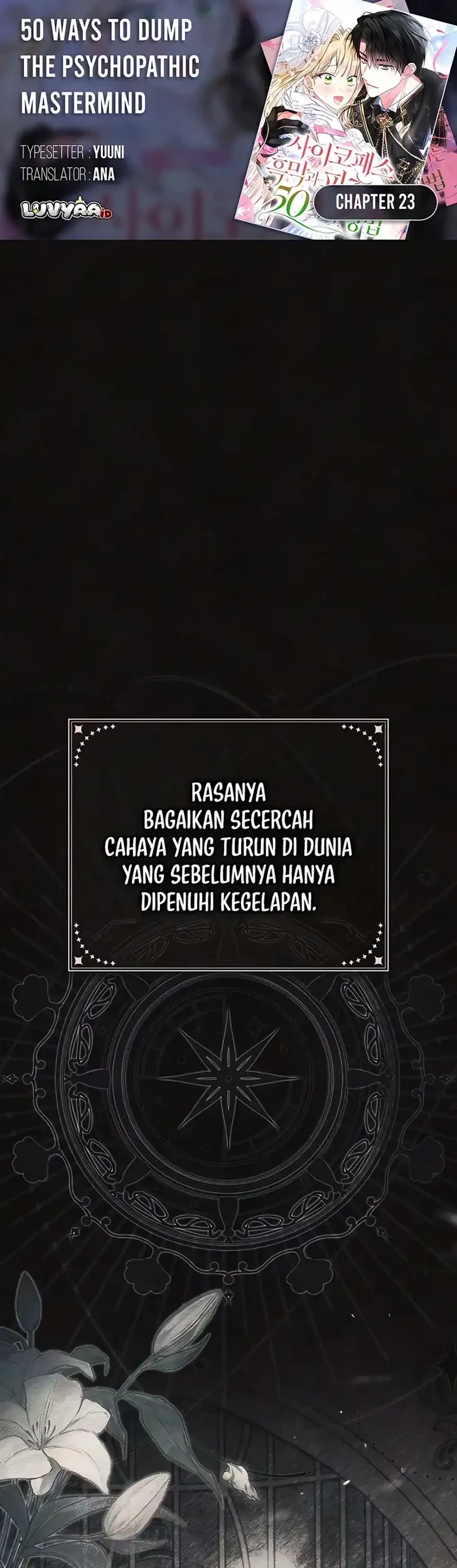 Komik 50 Ways to Dump the Psychopathic Mastermind Chapter 23 gambar 1