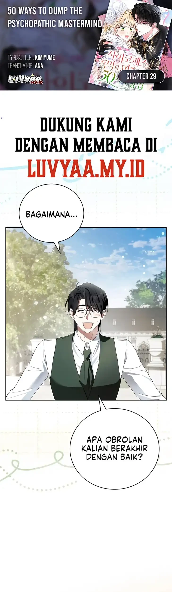Komik 50 Ways to Dump the Psychopathic Mastermind Chapter 29 gambar 1