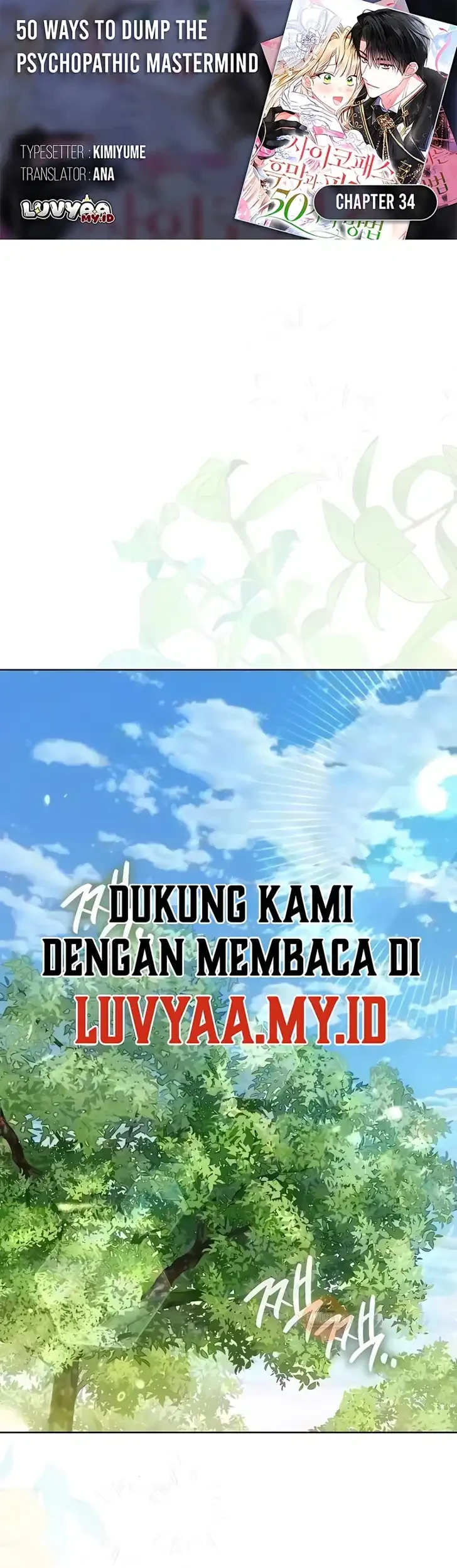 Komik 50 Ways to Dump the Psychopathic Mastermind Chapter 34 gambar 1