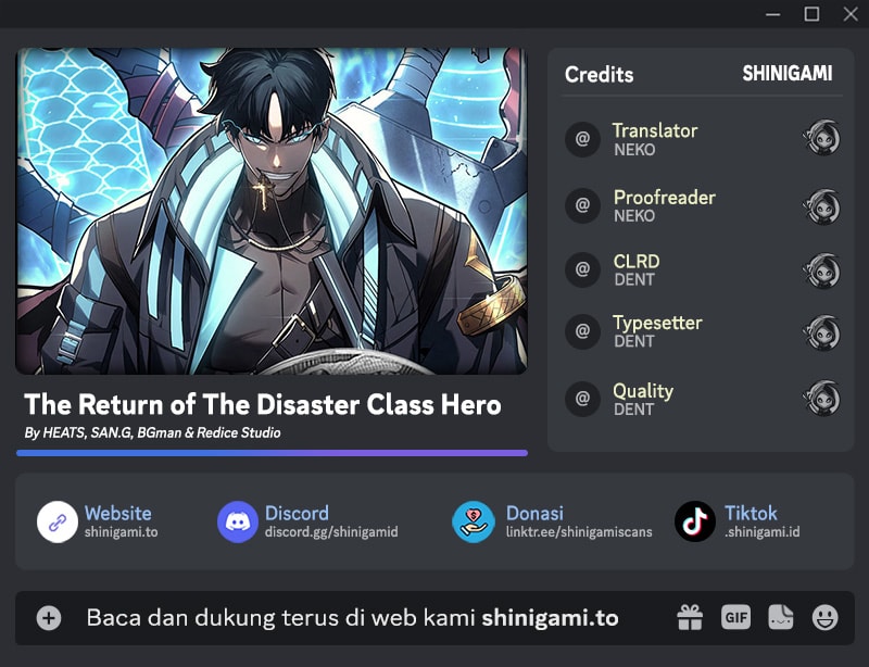 Komik A Disaster-Class Hero Has Returned Chapter 136 gambar 1