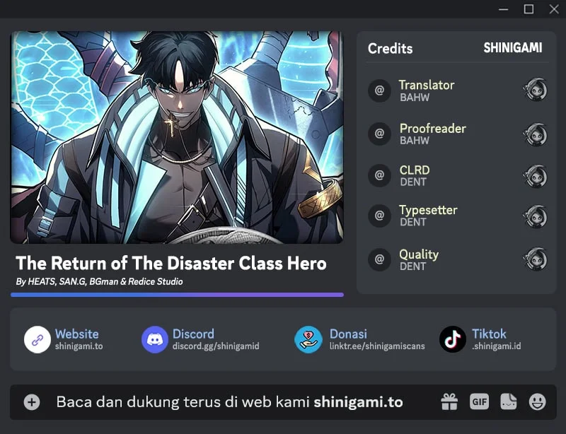 Komik A Disaster-Class Hero Has Returned Chapter 178 gambar 1