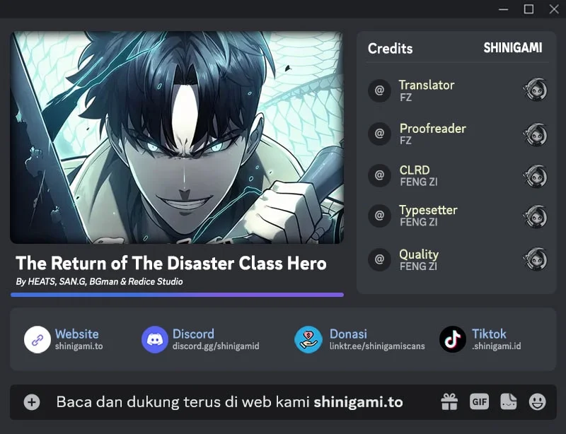 Komik A Disaster-Class Hero Has Returned Chapter 187 gambar 1