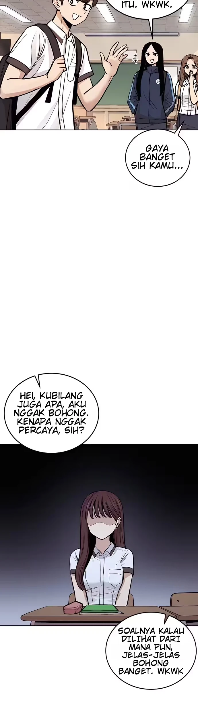 A Girl Who's Bad at Expressing Herself Chapter 2 - Halaman 47