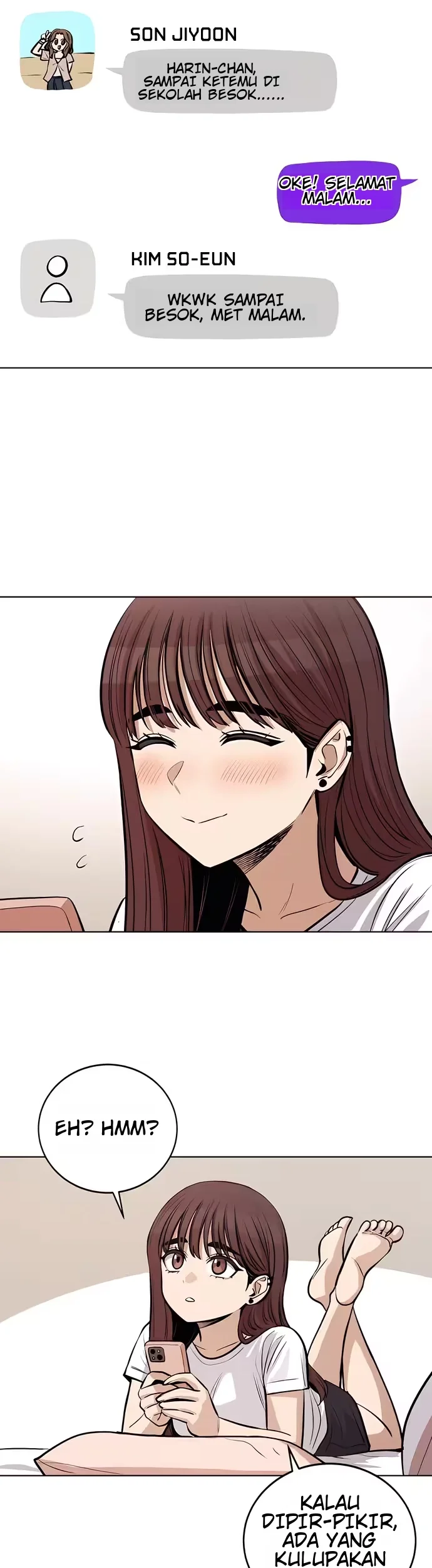 A Girl Who's Bad at Expressing Herself Chapter 3 - Halaman 45