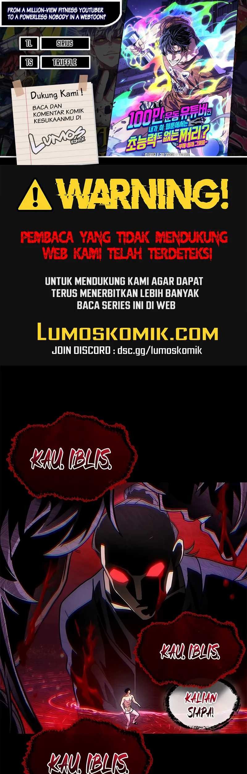 Komik A Million-Sub Gym Influencer Becomes A Webtoon Loser? Chapter 11 gambar 1
