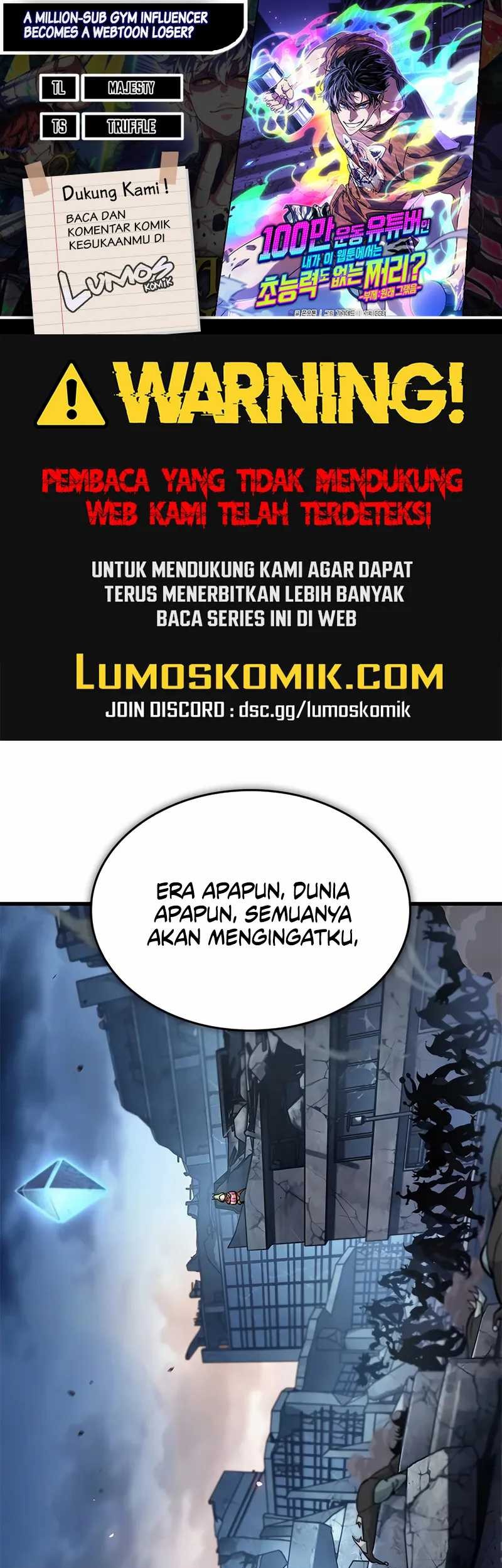 Komik A Million-Sub Gym Influencer Becomes A Webtoon Loser? Chapter 12 gambar 1