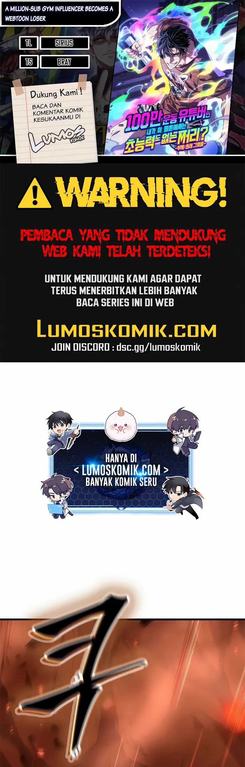 Komik A Million-Sub Gym Influencer Becomes A Webtoon Loser? Chapter 15 gambar 1