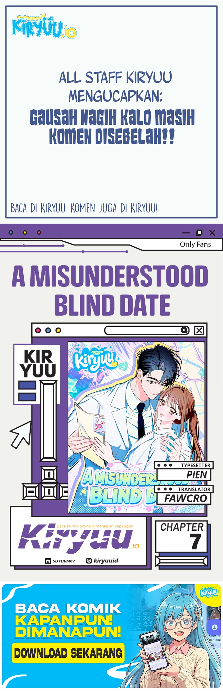 Komik A Misunderstood Blind Date Chapter 7 gambar 1