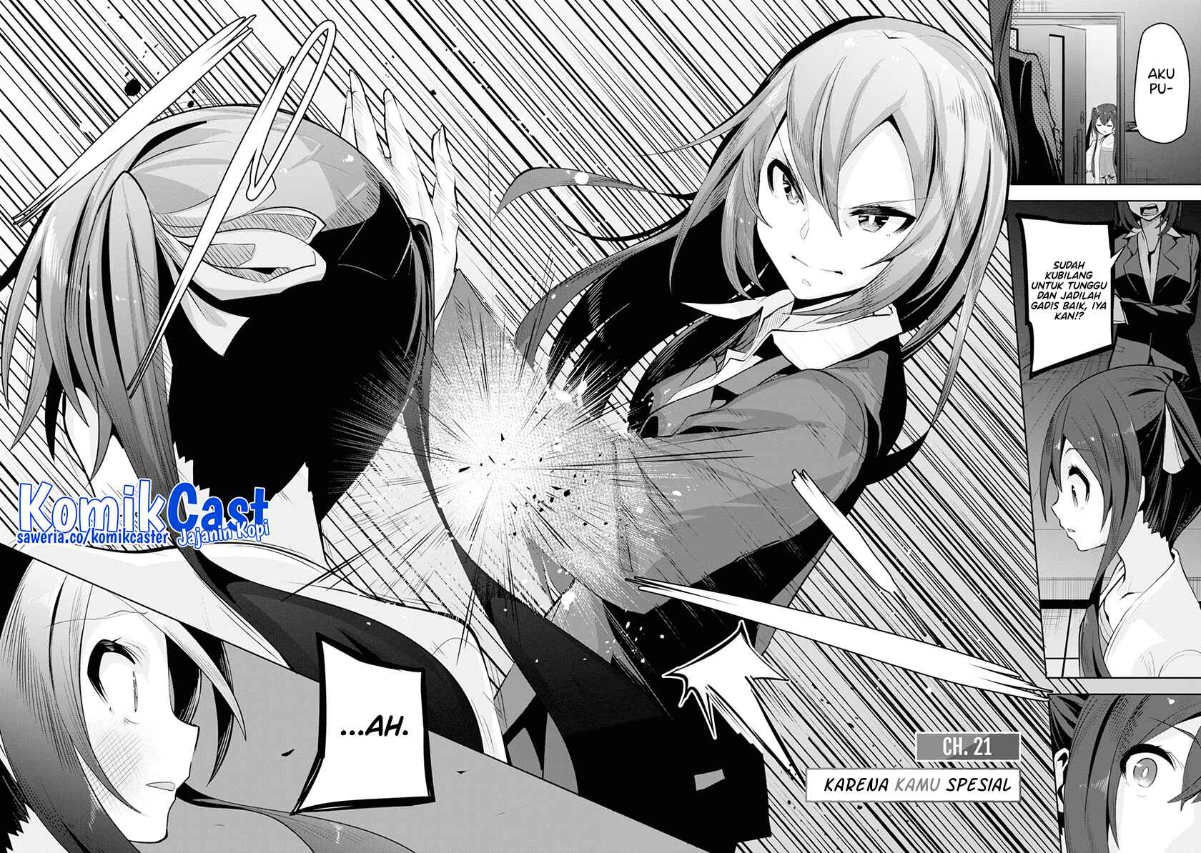 Manga A Neat and Pretty Girl at My New School Is a Childhood Friend Who I Used To Play With Thinking She Was a Boy Chapter 21 gambar 2