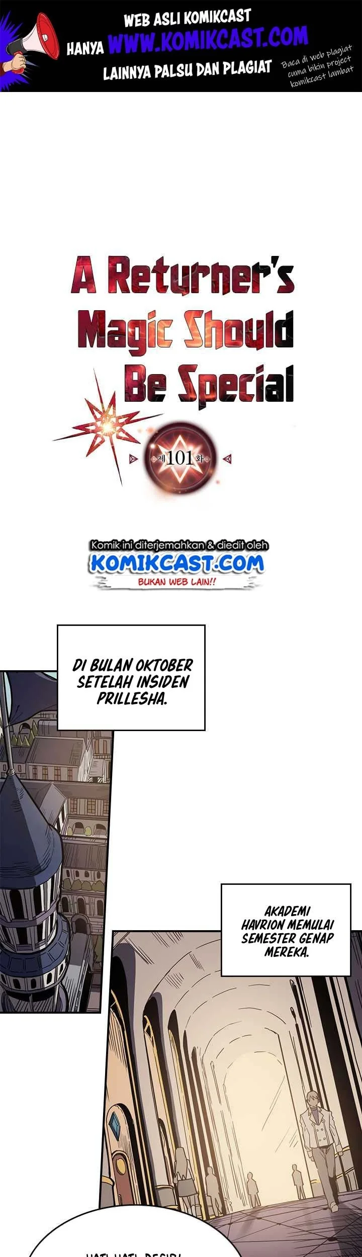 Manhwa A Returner's Magic Should Be Special Chapter 101 gambar 2
