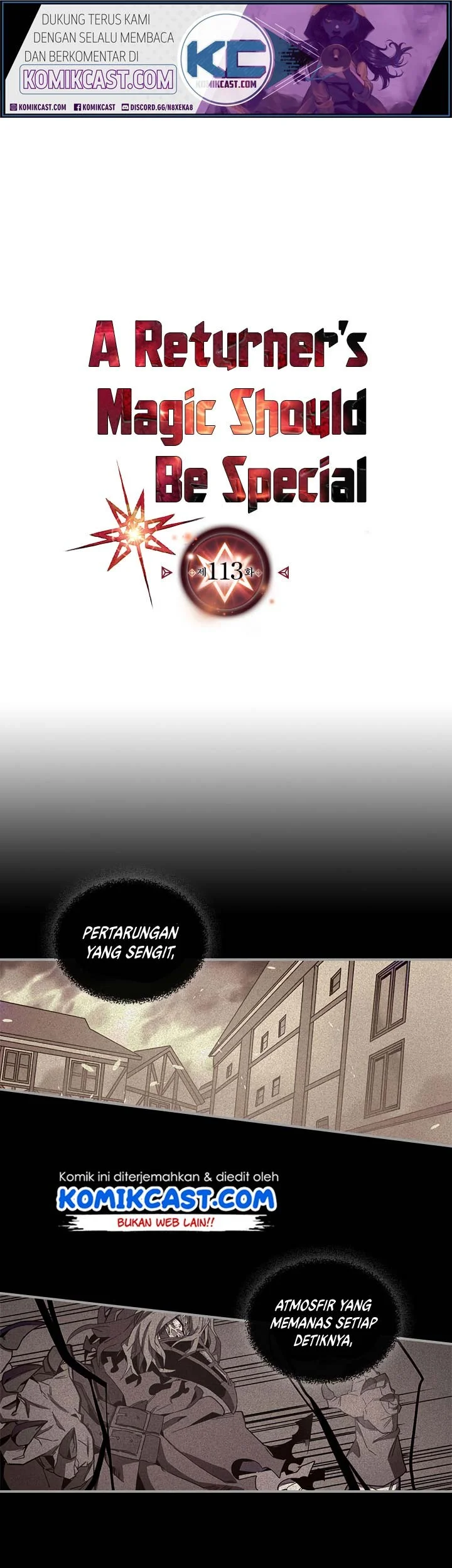 Manhwa A Returner's Magic Should Be Special Chapter 113 gambar 2