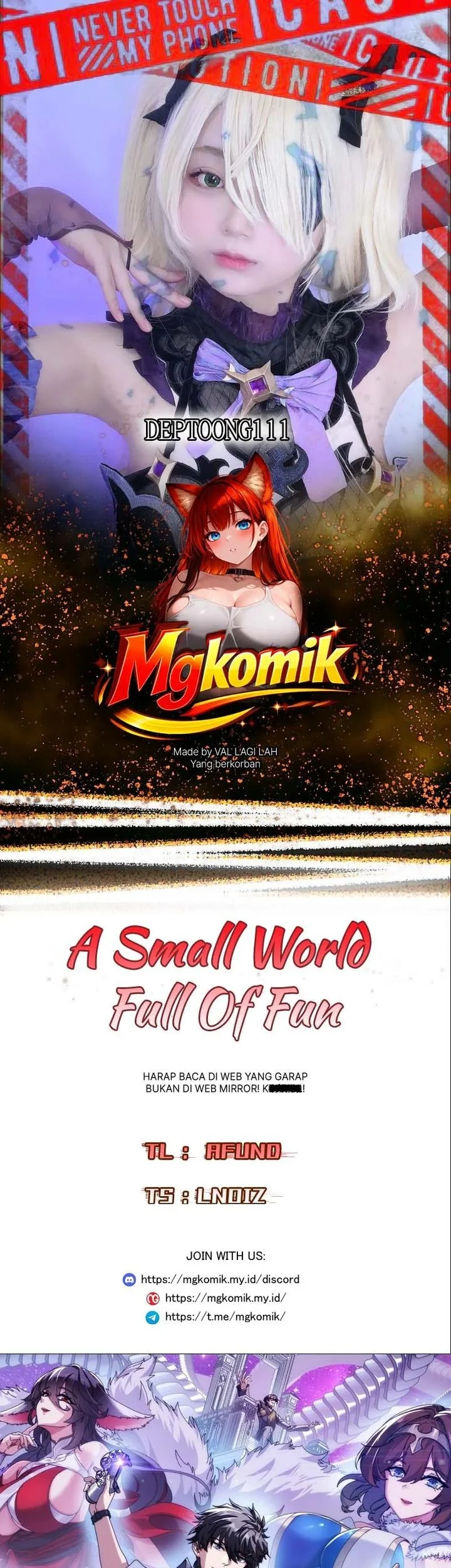 Komik A Small World Full Of Fun Chapter 1 gambar 1