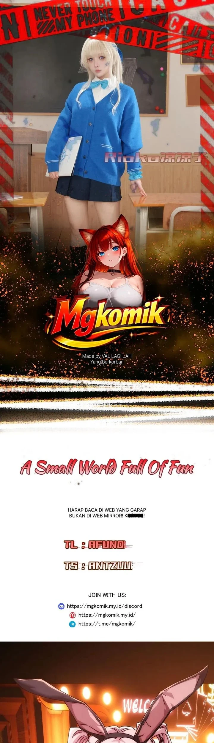 Komik A Small World Full Of Fun Chapter 16 gambar 1