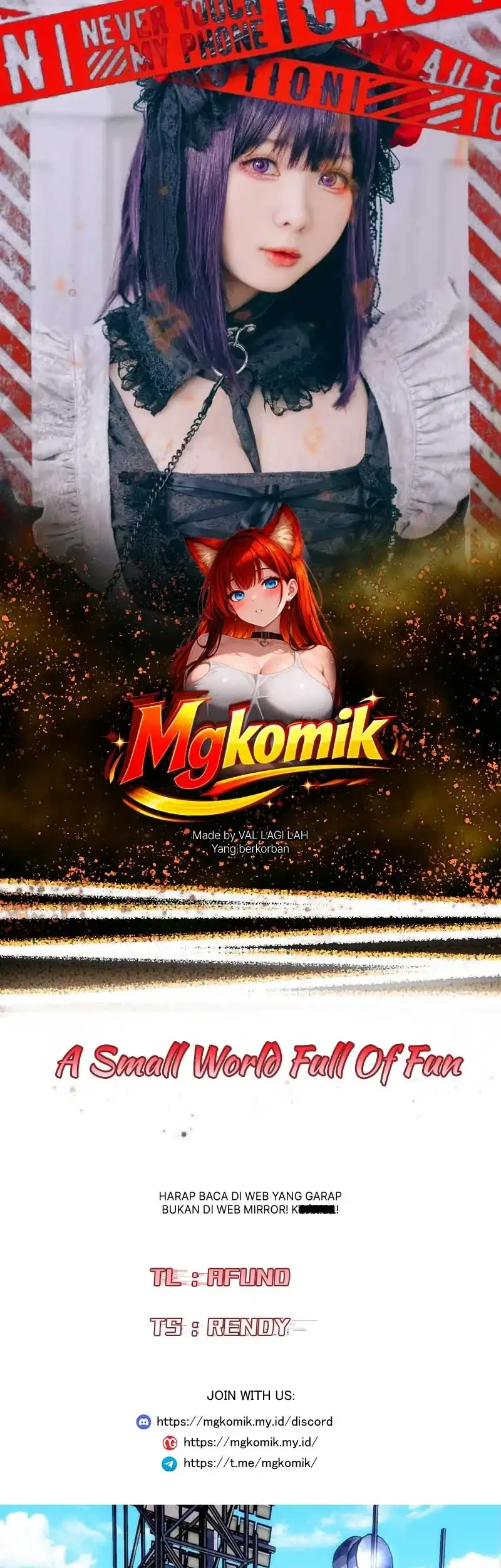 Komik A Small World Full Of Fun Chapter 21 gambar 1
