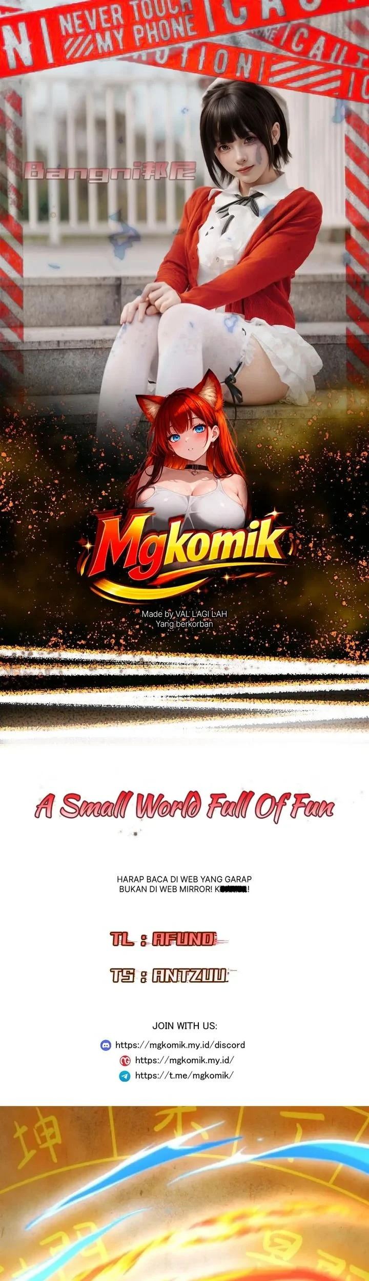 Komik A Small World Full Of Fun Chapter 28 gambar 1