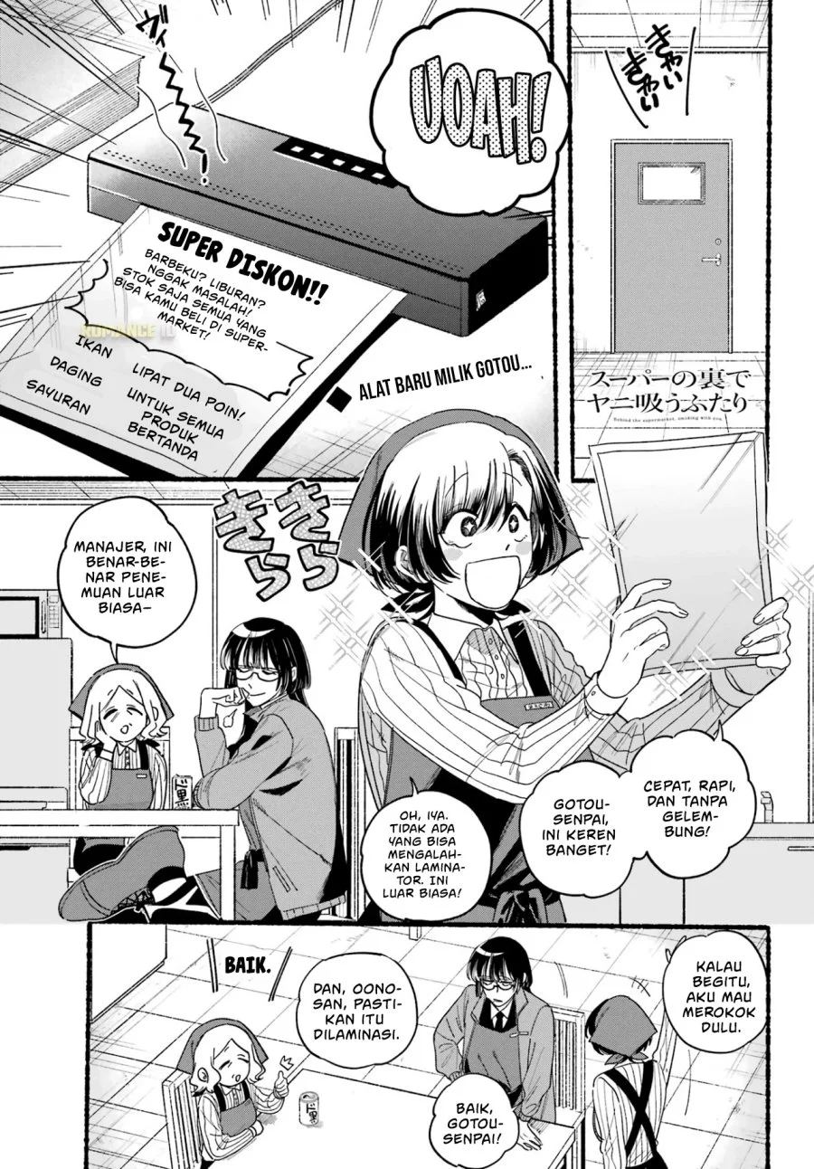 Manga A Story About Smoking at the Back of the Supermarket Chapter 36 gambar 2