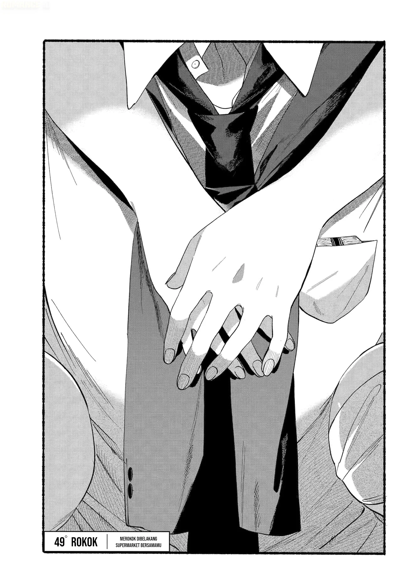 Manga A Story About Smoking at the Back of the Supermarket Chapter 49 gambar 2