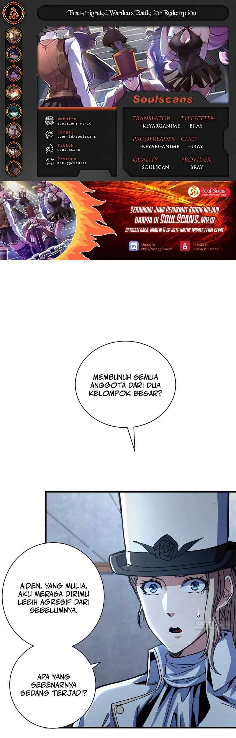Komik A Transmigrated Warden’s Battle for Redemption Chapter 79 gambar 1