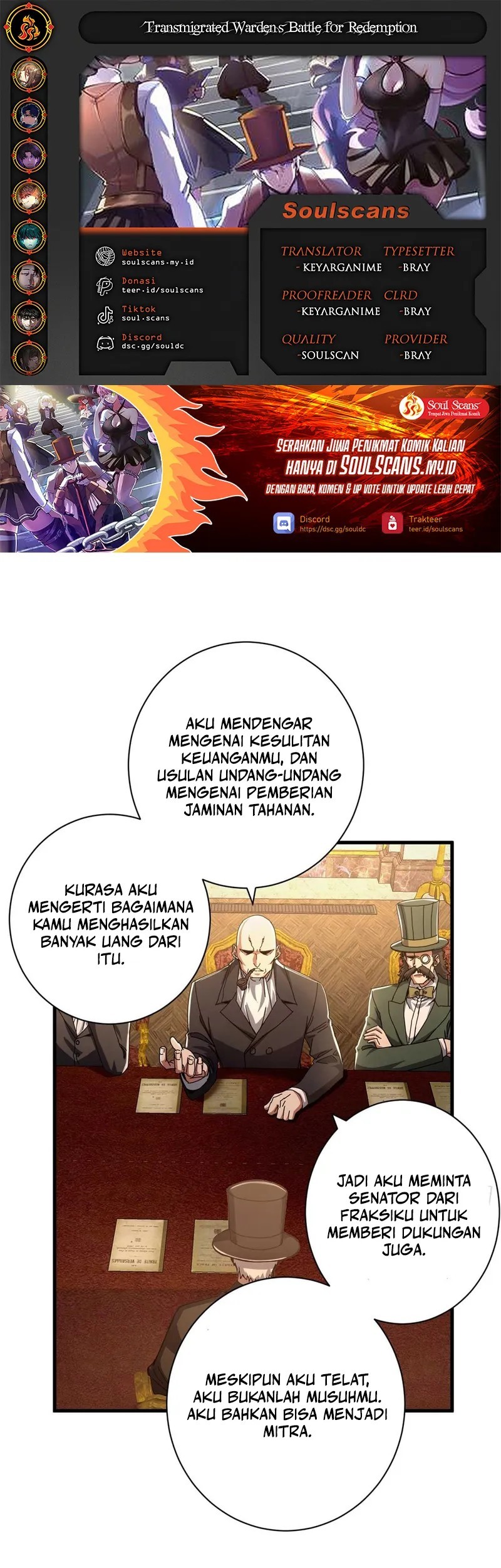 Komik A Transmigrated Warden’s Battle for Redemption Chapter 80 gambar 1
