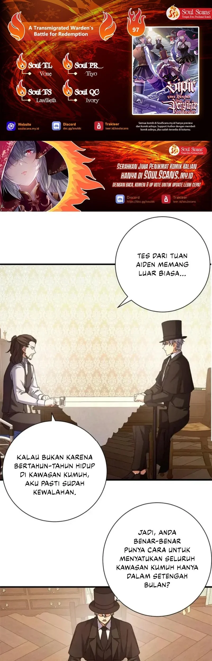 Komik A Transmigrated Warden’s Battle for Redemption Chapter 97 gambar 1
