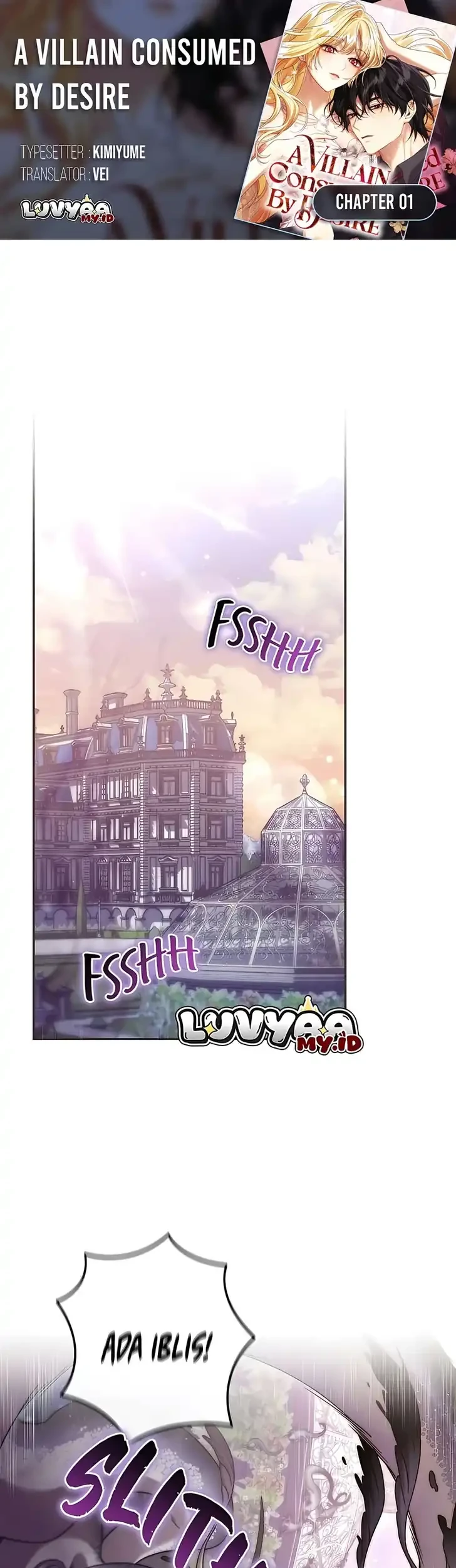 Komik A Villain Consumed by Desire Chapter 1 gambar 1