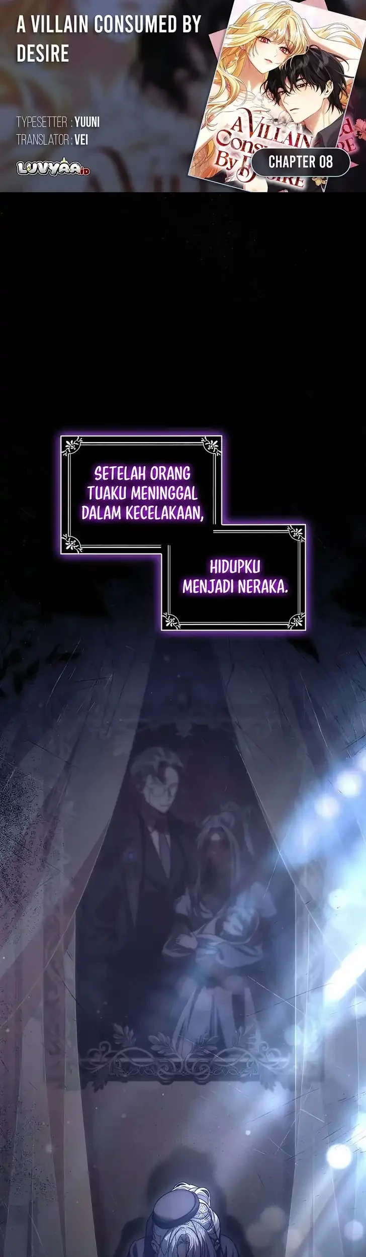 Komik A Villain Consumed by Desire Chapter 8 gambar 1