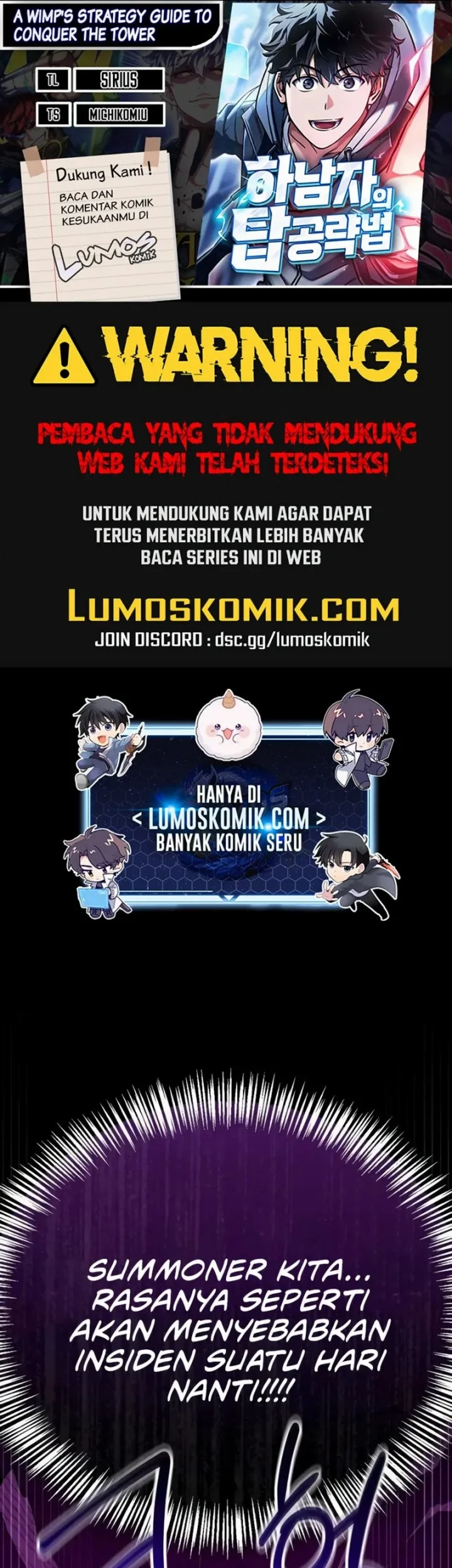 Komik A Wimp's Strategy Guide to Conquer the Tower Chapter 10 gambar 1