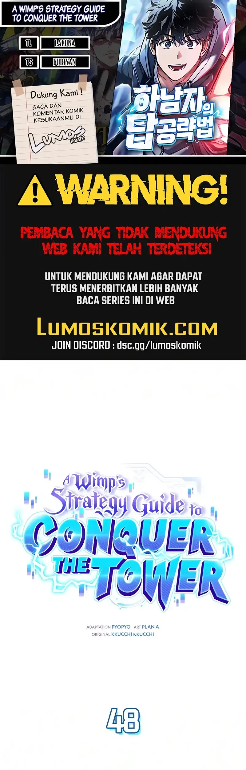 Komik A Wimp's Strategy Guide to Conquer the Tower Chapter 48 gambar 1