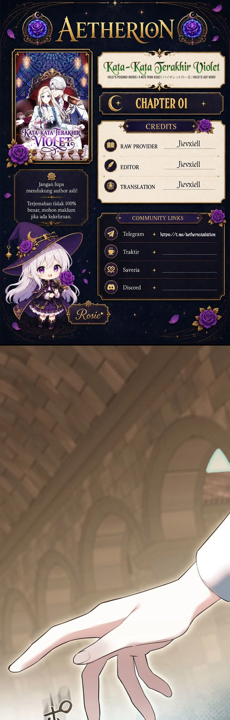 Komik A Word from Violet Chapter 1 gambar 1