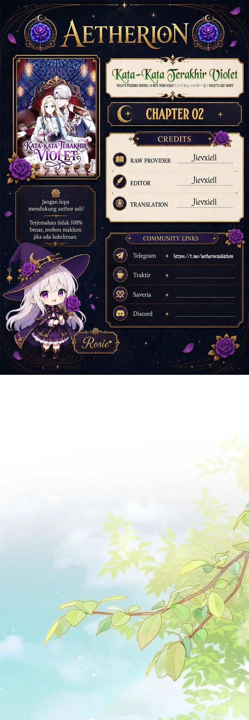 Komik A Word from Violet Chapter 2 gambar 1