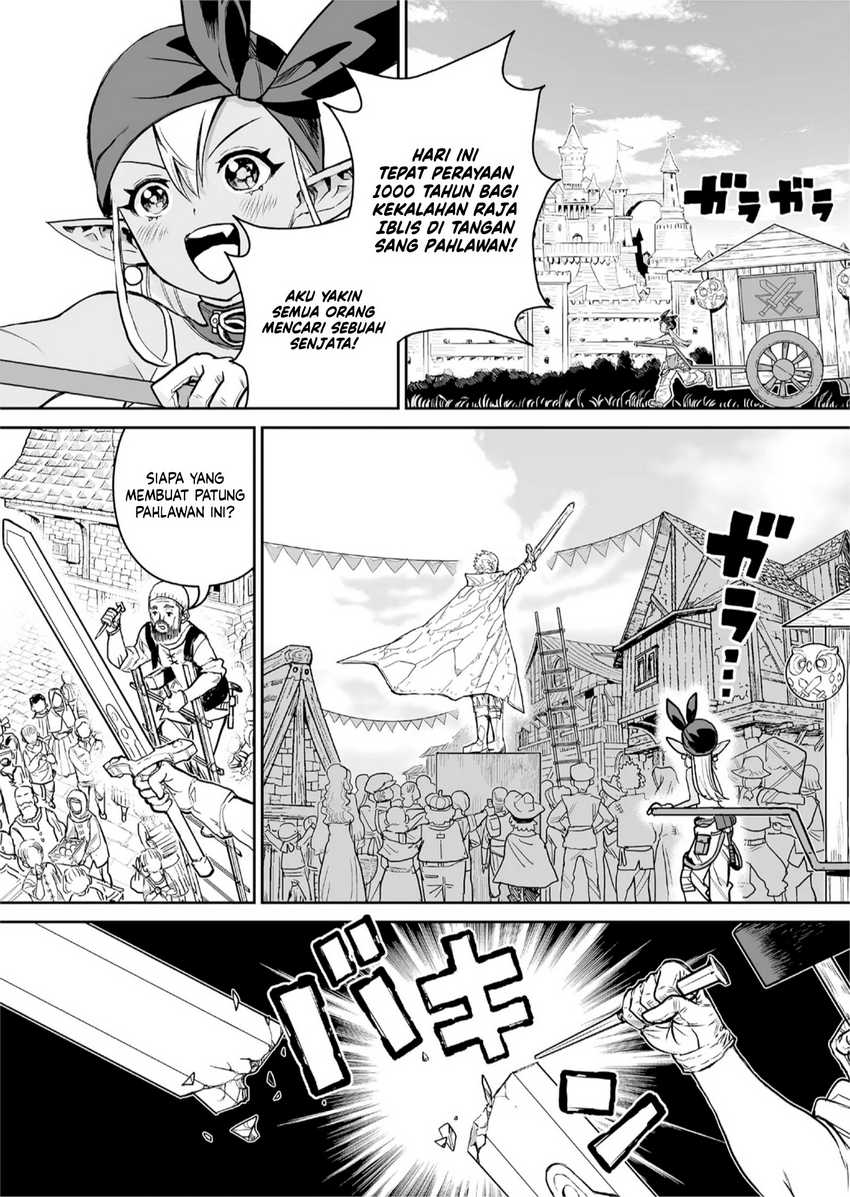 Abandoned: The Hero Who’s So Strong He Breaks Every Weapon, and the Elf Weaponsmith Chapter 1 - Halaman 12