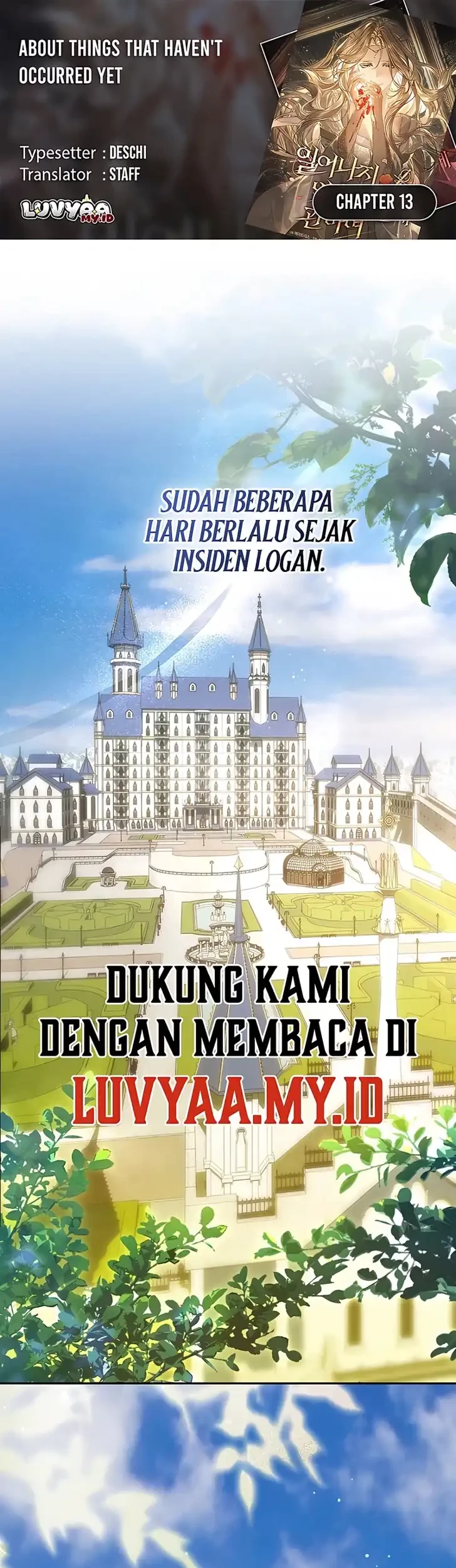 Komik About Things That Haven’t Occurred Yet Chapter 13 gambar 1