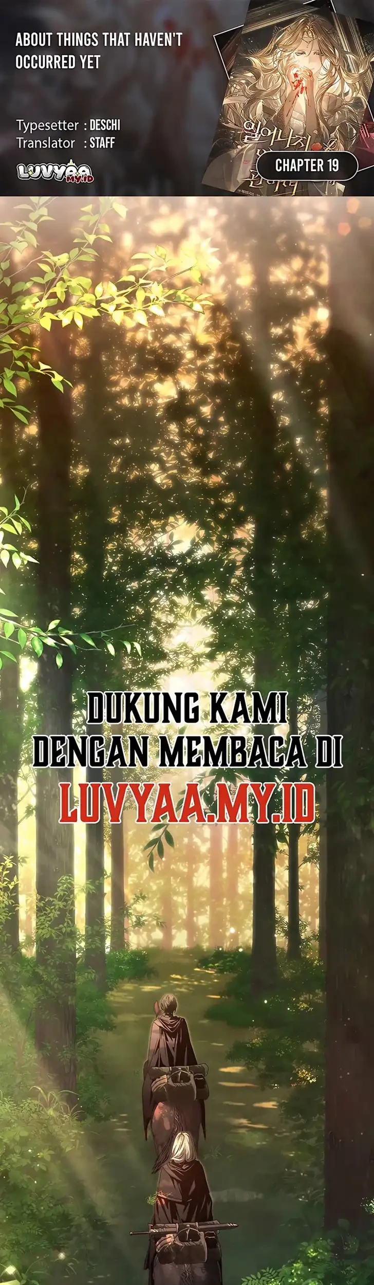 Komik About Things That Haven’t Occurred Yet Chapter 19 gambar 1