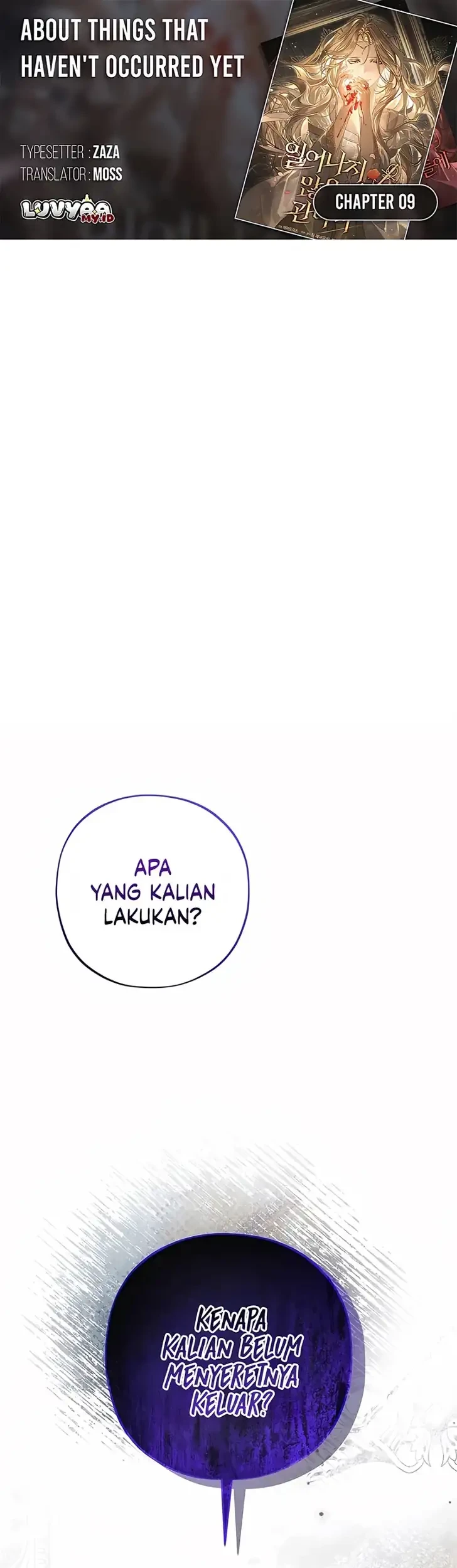 Komik About Things That Haven’t Occurred Yet Chapter 9 gambar 1