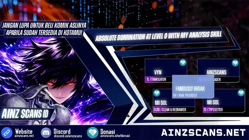 Komik Absolute Domination at Level 0 with My Analysis Skill Chapter 11 gambar 1