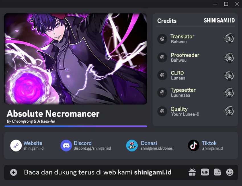 Komik Absolute Necromancer Chapter 80 gambar 1