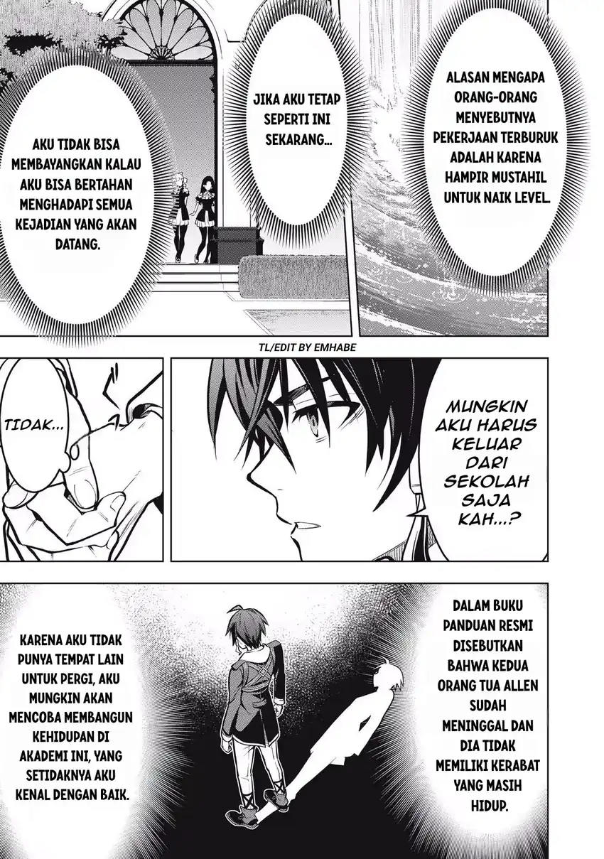 Academy Saikyou no Mob Healer: Shinigee Sekai no Mob ni Tensei Shita Ore wa, Hazure Job [Healer] to Gensaku Chishiki de Musou Suru Chapter 1.1 - Halaman 23