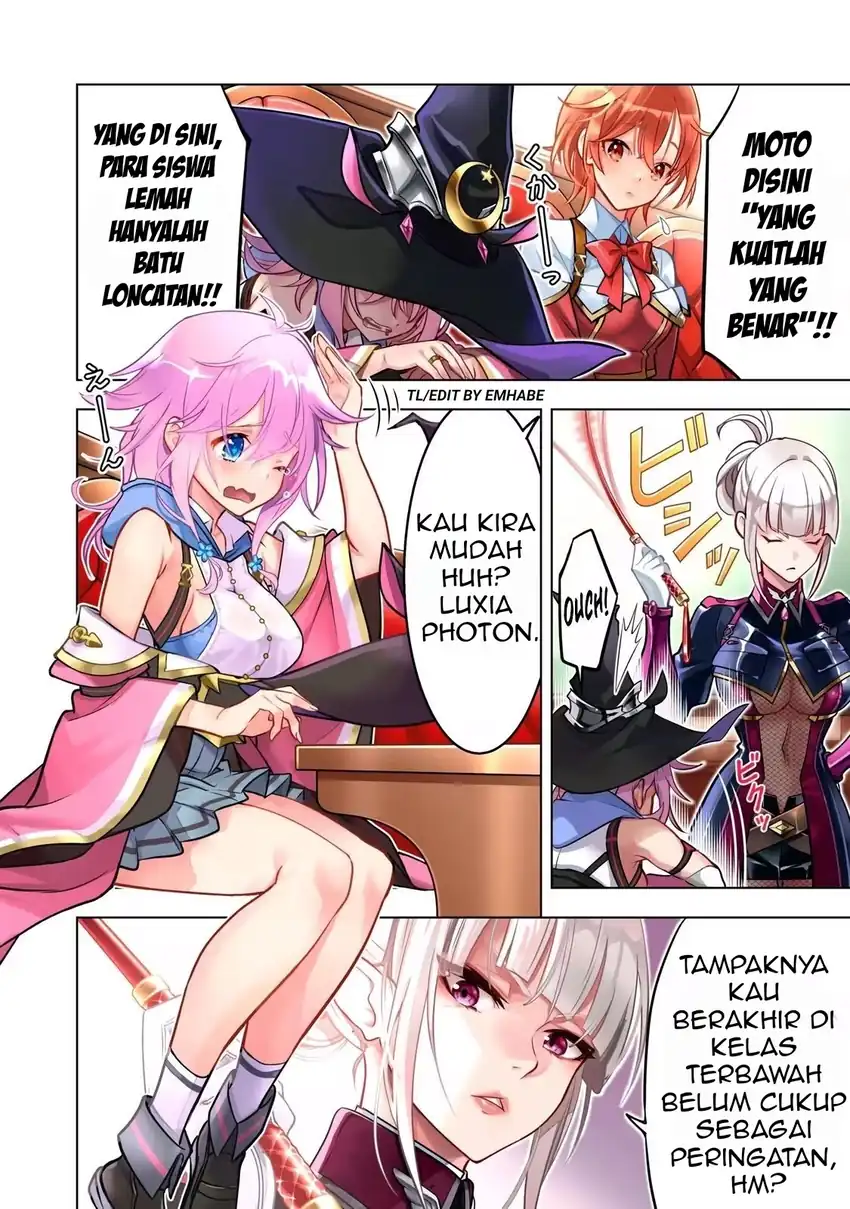 Academy Saikyou no Mob Healer: Shinigee Sekai no Mob ni Tensei Shita Ore wa, Hazure Job [Healer] to Gensaku Chishiki de Musou Suru Chapter 1.1 - Halaman 3