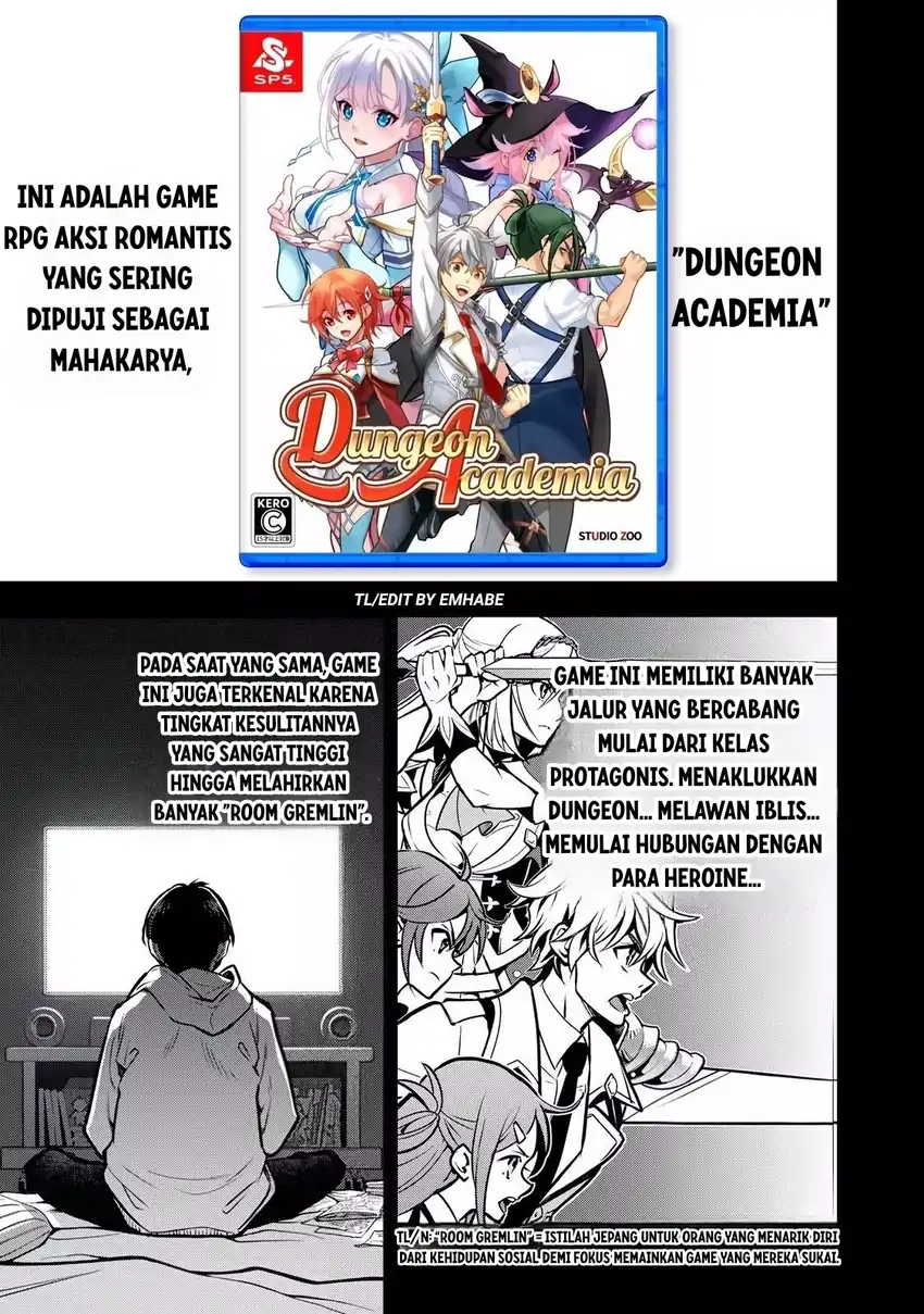 Academy Saikyou no Mob Healer: Shinigee Sekai no Mob ni Tensei Shita Ore wa, Hazure Job [Healer] to Gensaku Chishiki de Musou Suru Chapter 1.1 - Halaman 7
