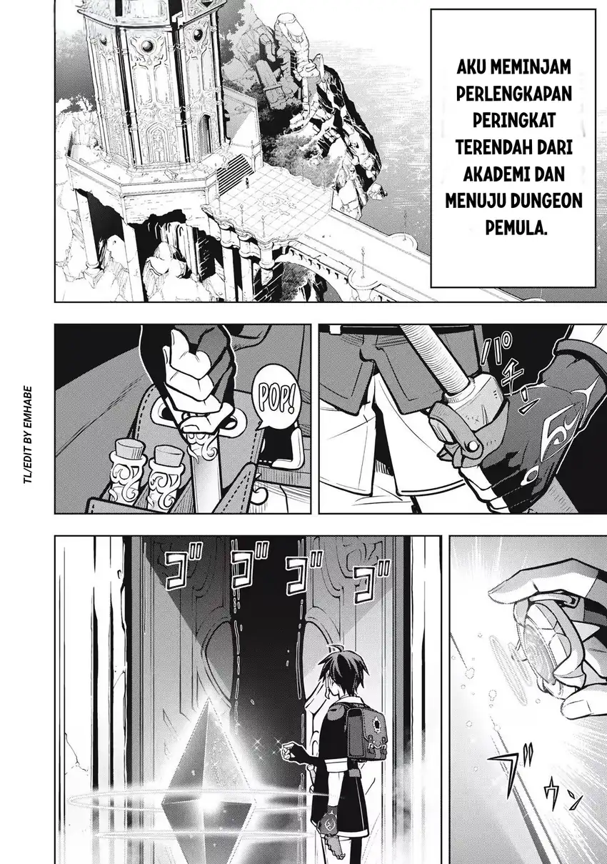 Manga Academy Saikyou no Mob Healer: Shinigee Sekai no Mob ni Tensei Shita Ore wa, Hazure Job [Healer] to Gensaku Chishiki de Musou Suru Chapter 1.2 gambar 2