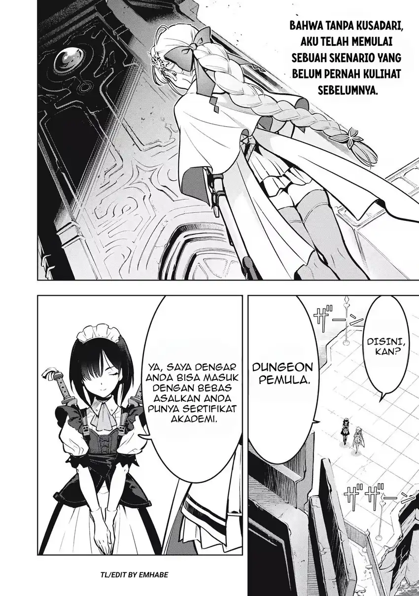 Academy Saikyou no Mob Healer: Shinigee Sekai no Mob ni Tensei Shita Ore wa, Hazure Job [Healer] to Gensaku Chishiki de Musou Suru Chapter 1.2 - Halaman 28