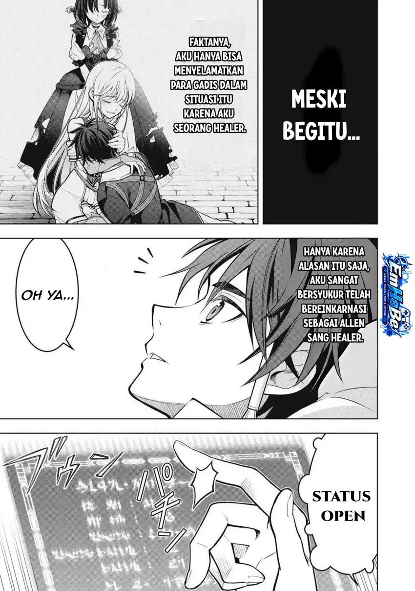Academy Saikyou no Mob Healer: Shinigee Sekai no Mob ni Tensei Shita Ore wa, Hazure Job [Healer] to Gensaku Chishiki de Musou Suru Chapter 4 - Halaman 7