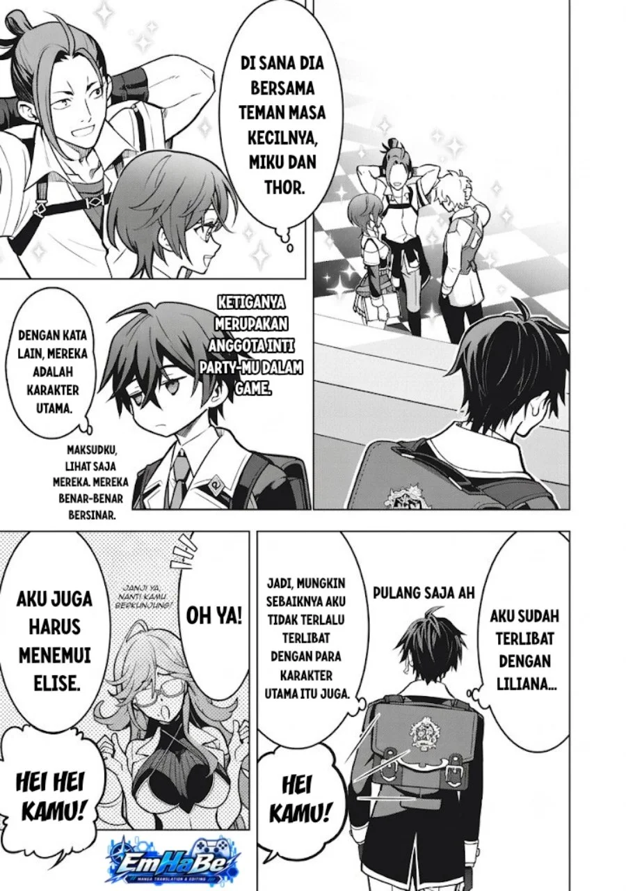 Academy Saikyou no Mob Healer: Shinigee Sekai no Mob ni Tensei Shita Ore wa, Hazure Job [Healer] to Gensaku Chishiki de Musou Suru Chapter 5.1 - Halaman 15