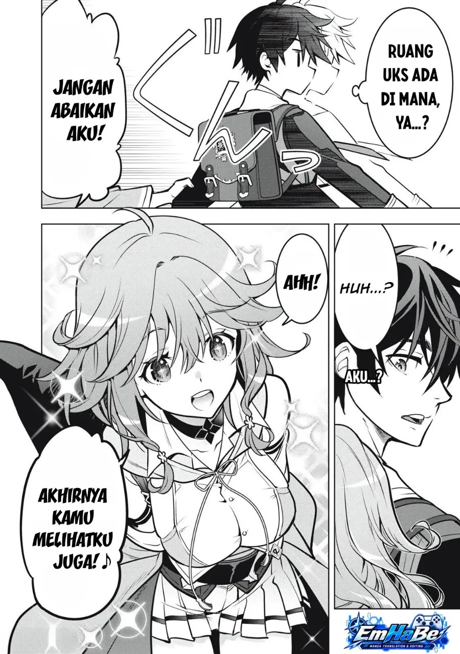 Academy Saikyou no Mob Healer: Shinigee Sekai no Mob ni Tensei Shita Ore wa, Hazure Job [Healer] to Gensaku Chishiki de Musou Suru Chapter 5.1 - Halaman 16